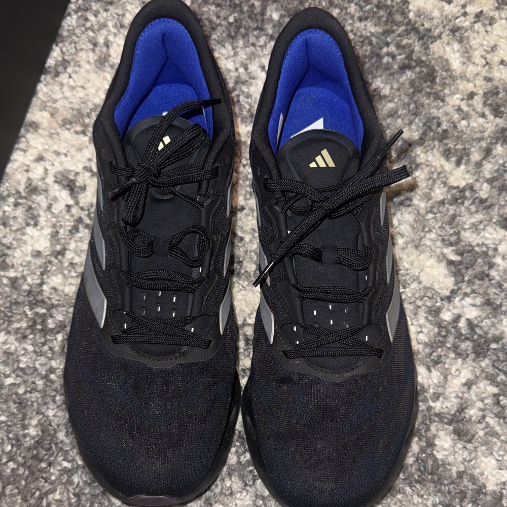 Adidas Switch FWD Black Sneakers with Blue Interior